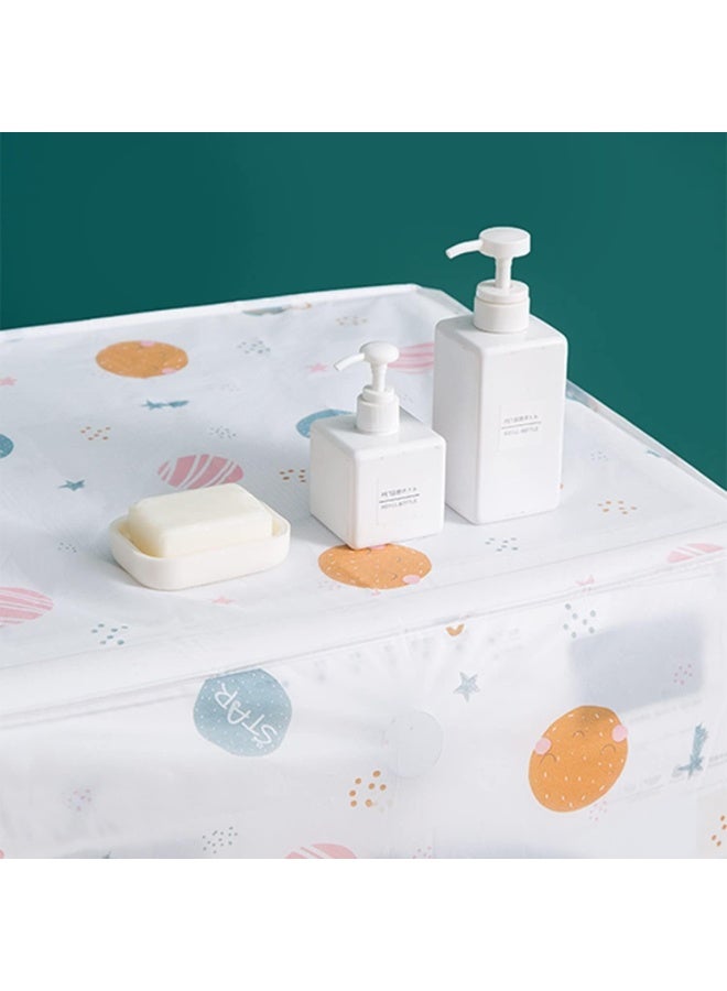 Waterproof Washing Machine & Dishwasher Cover for Front Load, PEVA Material, Zippered Design, Dust & Moisture Protection - Image 4